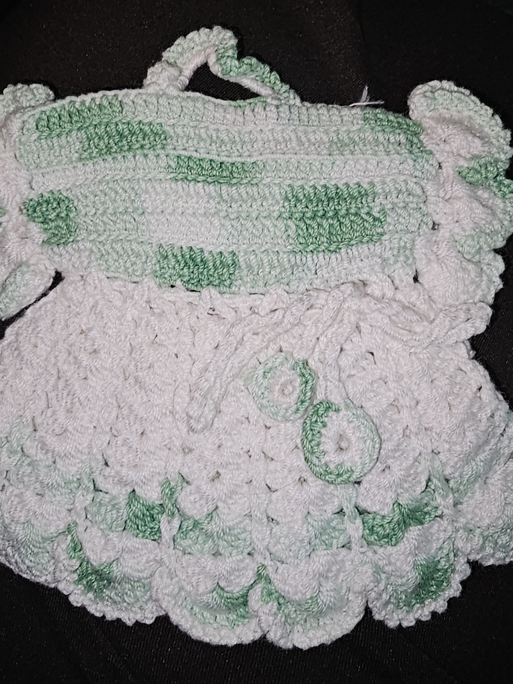 Vintage Crocheted Hot Pad Or Dish Soap Cover